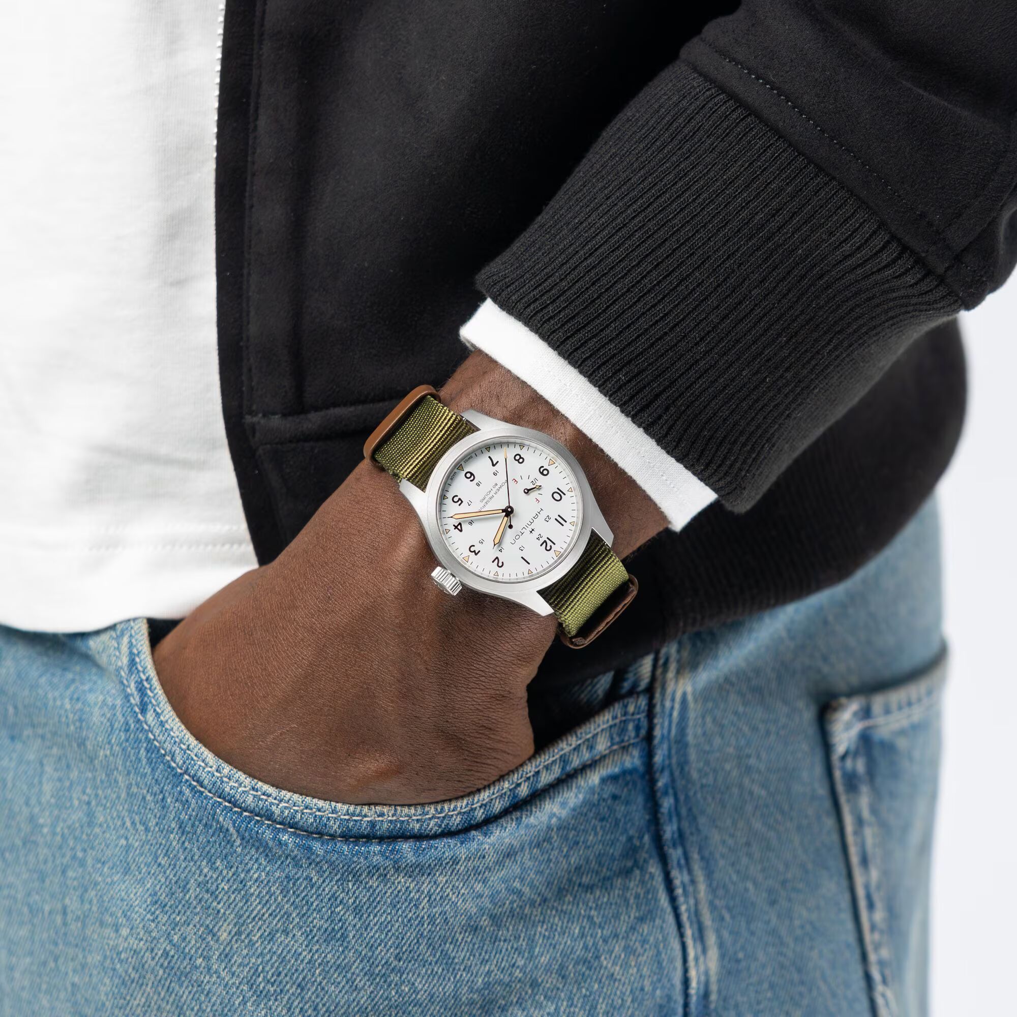 Hamilton KHAKI FIELD MECHANICAL POWER RESERVE 40MM Herrenuhr H69509910