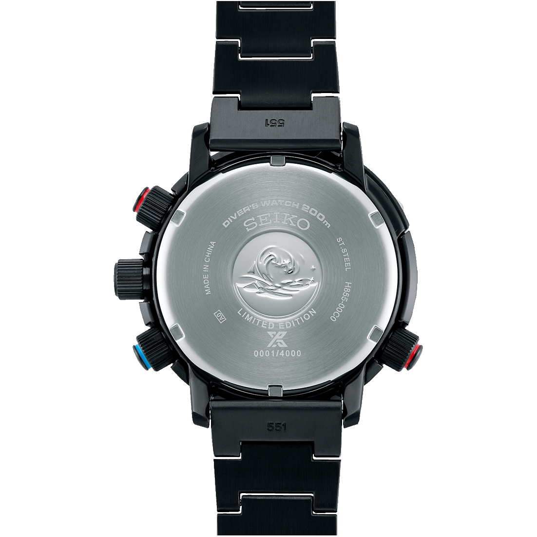 SNJ037P1_bac Seiko Prospex Limited Edition Men's Watch Divers SNJ037P1