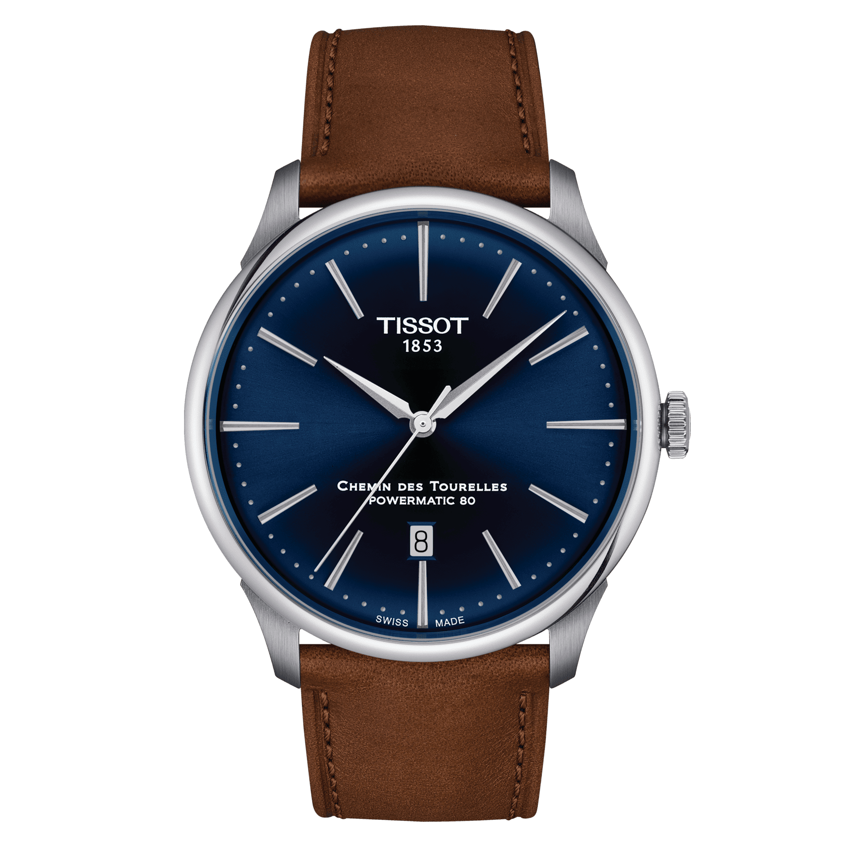 T139-407-16-041-00_1 Tissot Chemin Des Tourelles Powermatic 80 Men's Watch T139.407.16.041.00