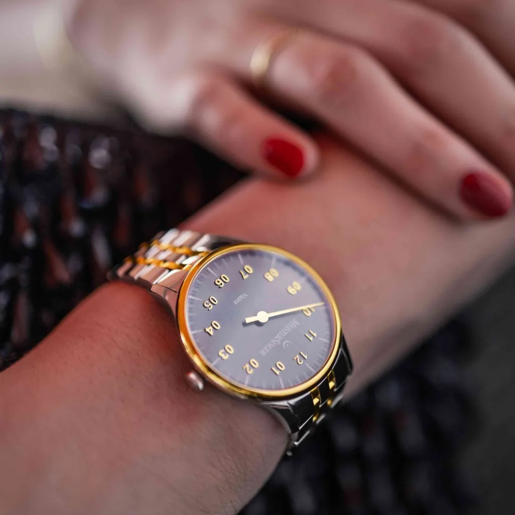 Meister Singer Yaara, Automatic, Anthracite with Gold Ladies Watch YA907G Meister Singer Yaara, Automatic, Anthracite with Gold Ladies Watch YA907G