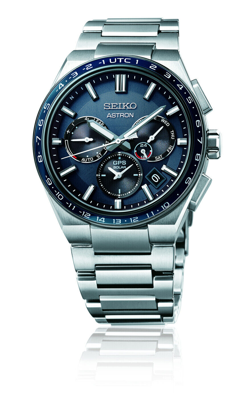 Seiko Astron GPS Solar Dual-Time Men's Watch SSH109J1