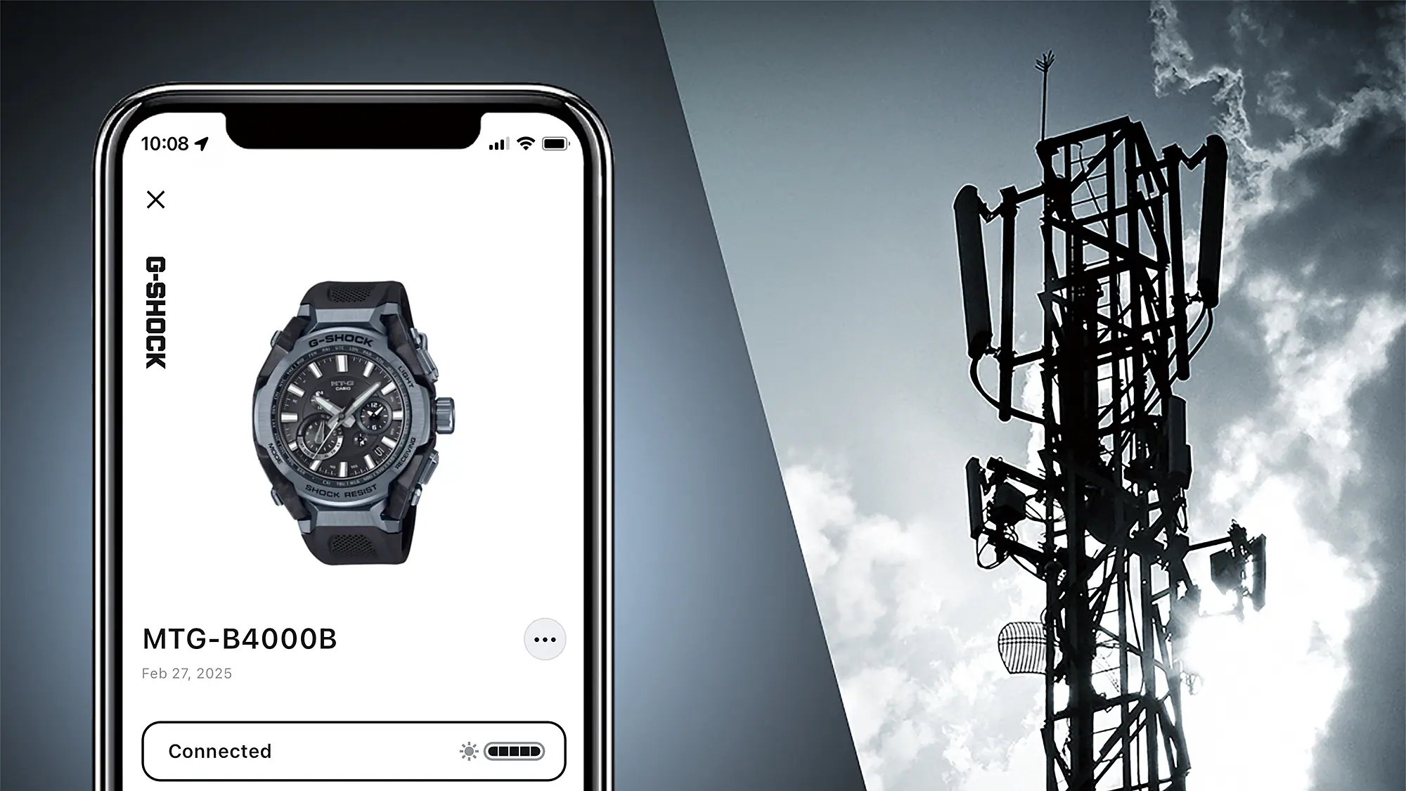 G-Shock MTG Carbon Hybrid Herrenuhr MTG-B4000B-1A2ER G-Shock MTG Carbon Hybrid Herrenuhr MTG-B4000B-1A2ER