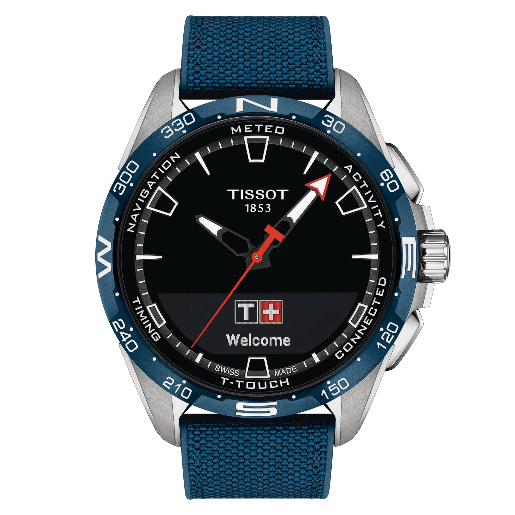 T121-420-47-051-06FfHjBdKCN3HYn Tissot T-TOUCH CONNECT SOLAR men's watch T-Touch T121.420.47.051.06