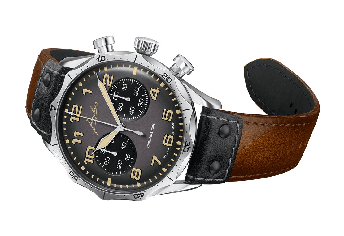 Junghans Pilot Chronoscope Herrenuhr 27/3493.00