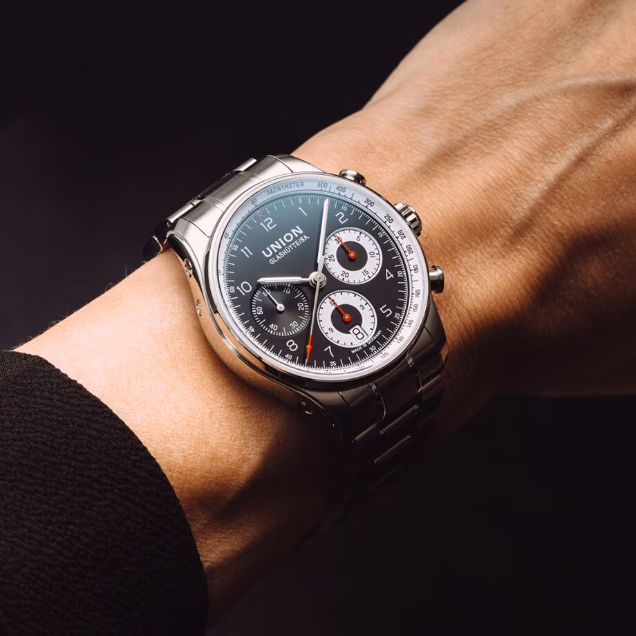 Union Glashütte Belisar Chronograph 40mm, Automatik Herrenuhr D009.227.11.052.00