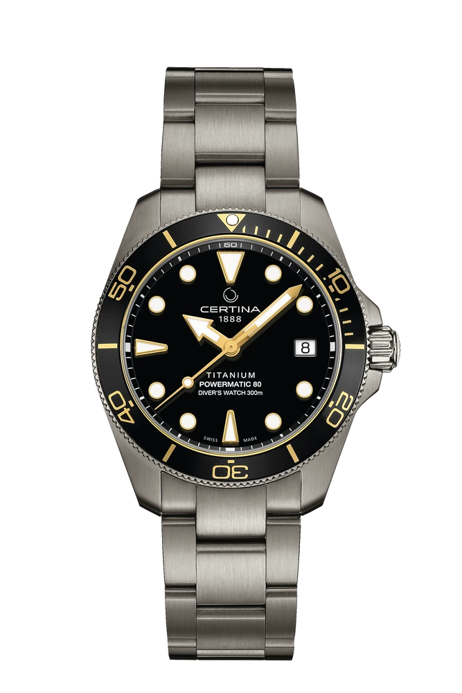 Certina DS Action Diver 38mm Titan Powermatic 80 Herrenuhr C048.807.44.051.00