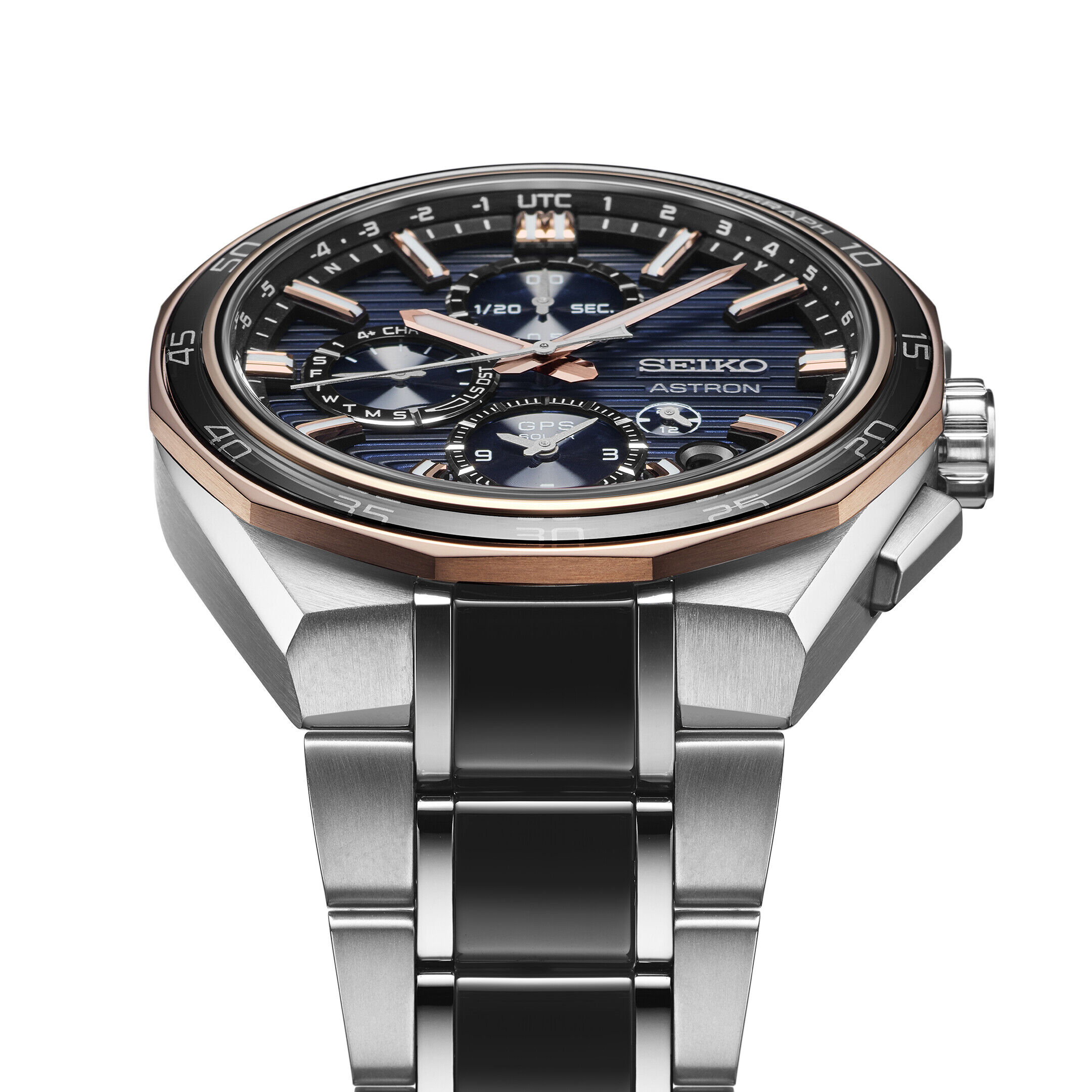 Seiko Astron GPS Solar Dual Time Chronograph Limited Edition Men's Watch SSH180J1 Seiko Astron GPS Solar Dual Time Chronograph Limited Edition Men's Watch SSH180J1