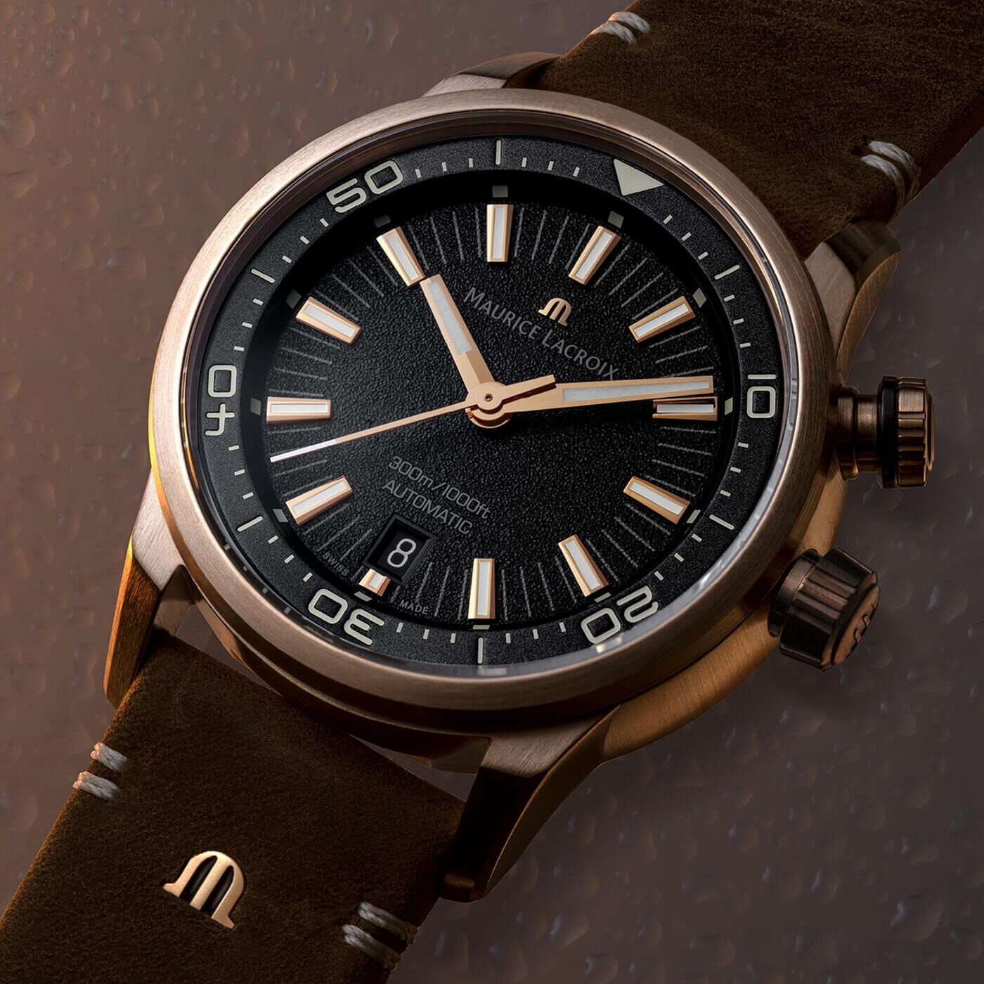 PT6248-BRZ01-330-3_closeup_1 Maurice Lacroix Pontos S Diver Limited Edition Men's Watch PT6248-BRZ01-330-3