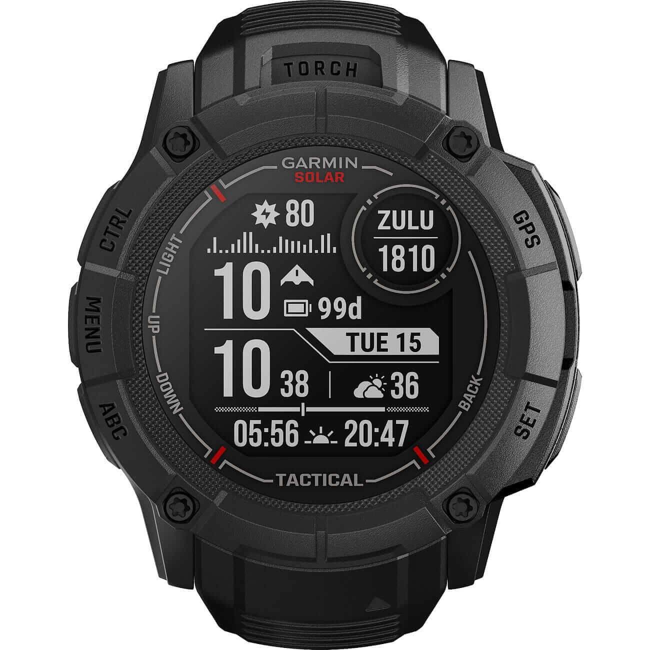 Garmin Instinct 2X Solar Tactical Edition Schwarz Herrenuhr 010-02805-03