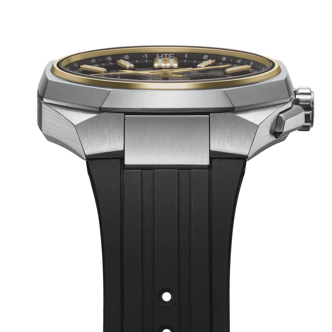 Seiko Astron  GPS Solar,  Titangehäuse, Schwarzes  Silikonband HAB003J1