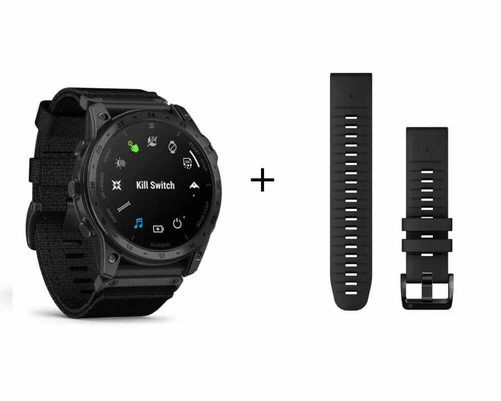 Garmin tactix 7 AMOLED Edition Herrenuhr mit Nylonarmband und Silikonband 010-02931-01