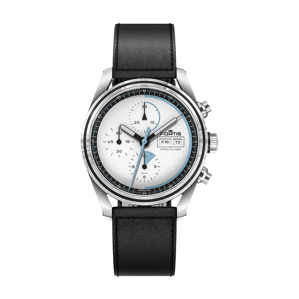 Fortis Stratoliner S-41 White Dust Herrenuhr F2340014