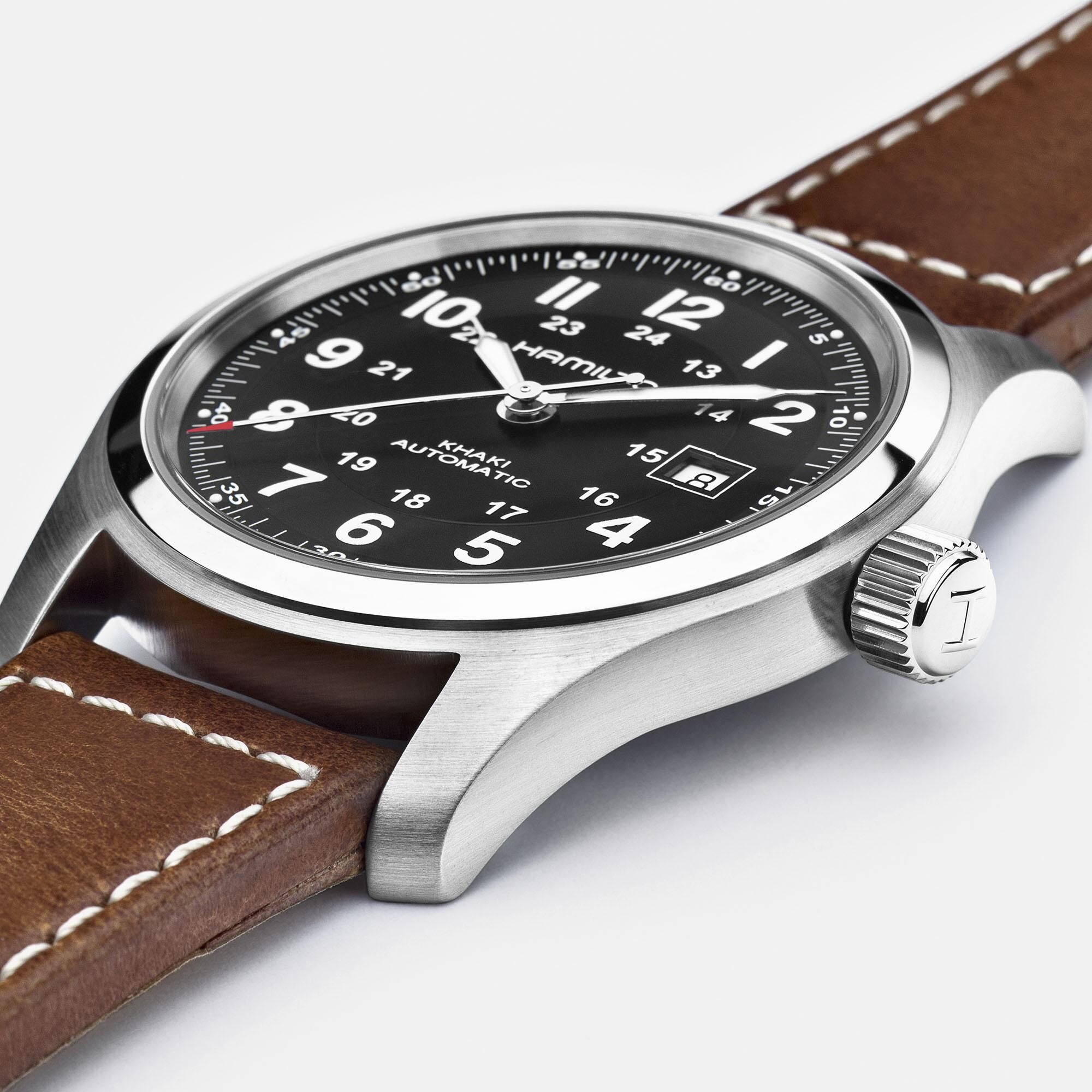 h70555533_detail_laidview_lowresweb Hamilton Khaki Field Automatic H70555533 Men's Watch