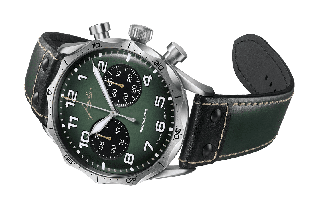 Junghans Pilot Chronoscope Herrenuhr 27/3492.00