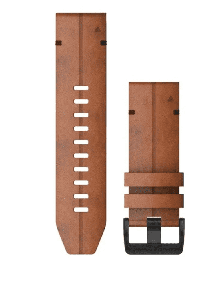 Garmin replacement strap (quick change system) leather brown 26mm