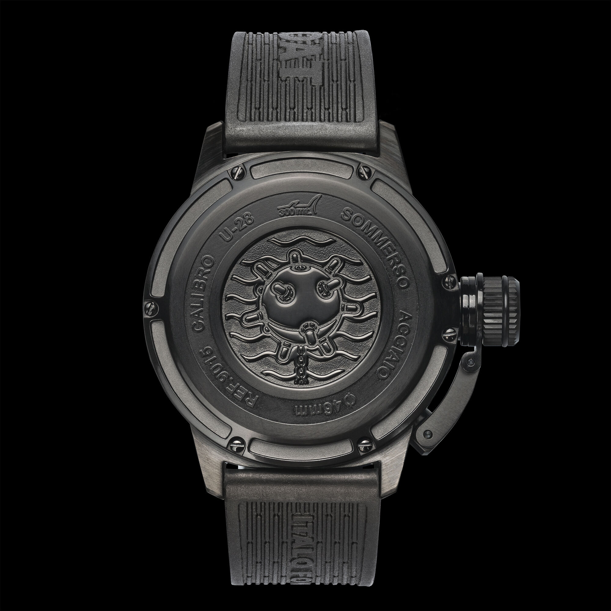 9015_2back U-Boat Automatic Sommerso steel men's watch 9015