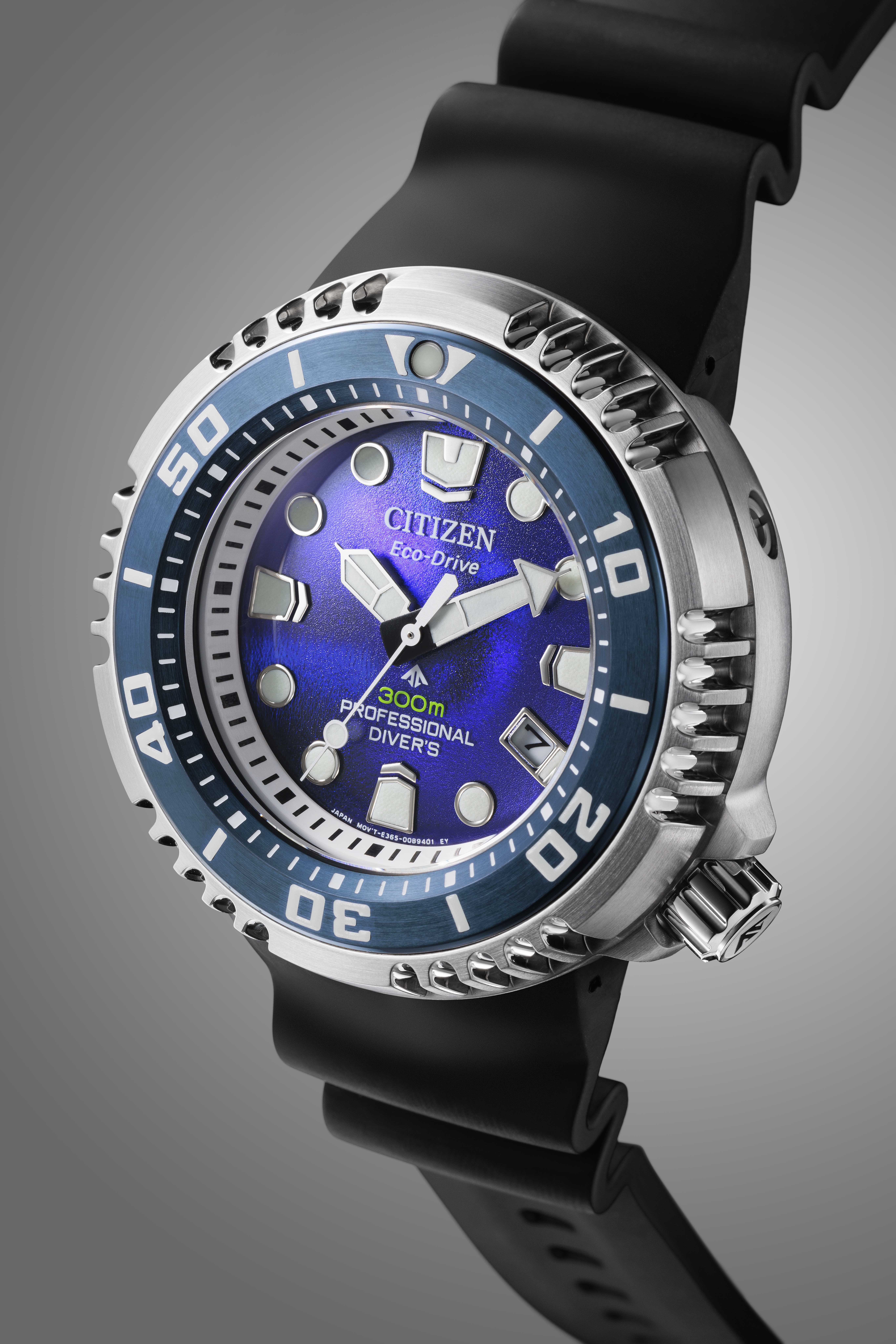 Citizen Promaster Unite with BLUE Limited-Edition Eco-Drive Diver 300m Herrenuhr BN1025-08L