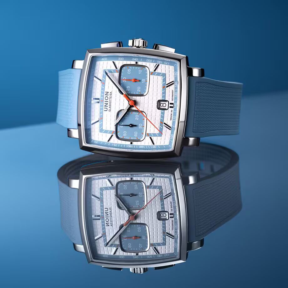 Union Glashütte Averin Chronograph Set mit zusätzlichem Armband Herrenuhr D015.527.17.011.02