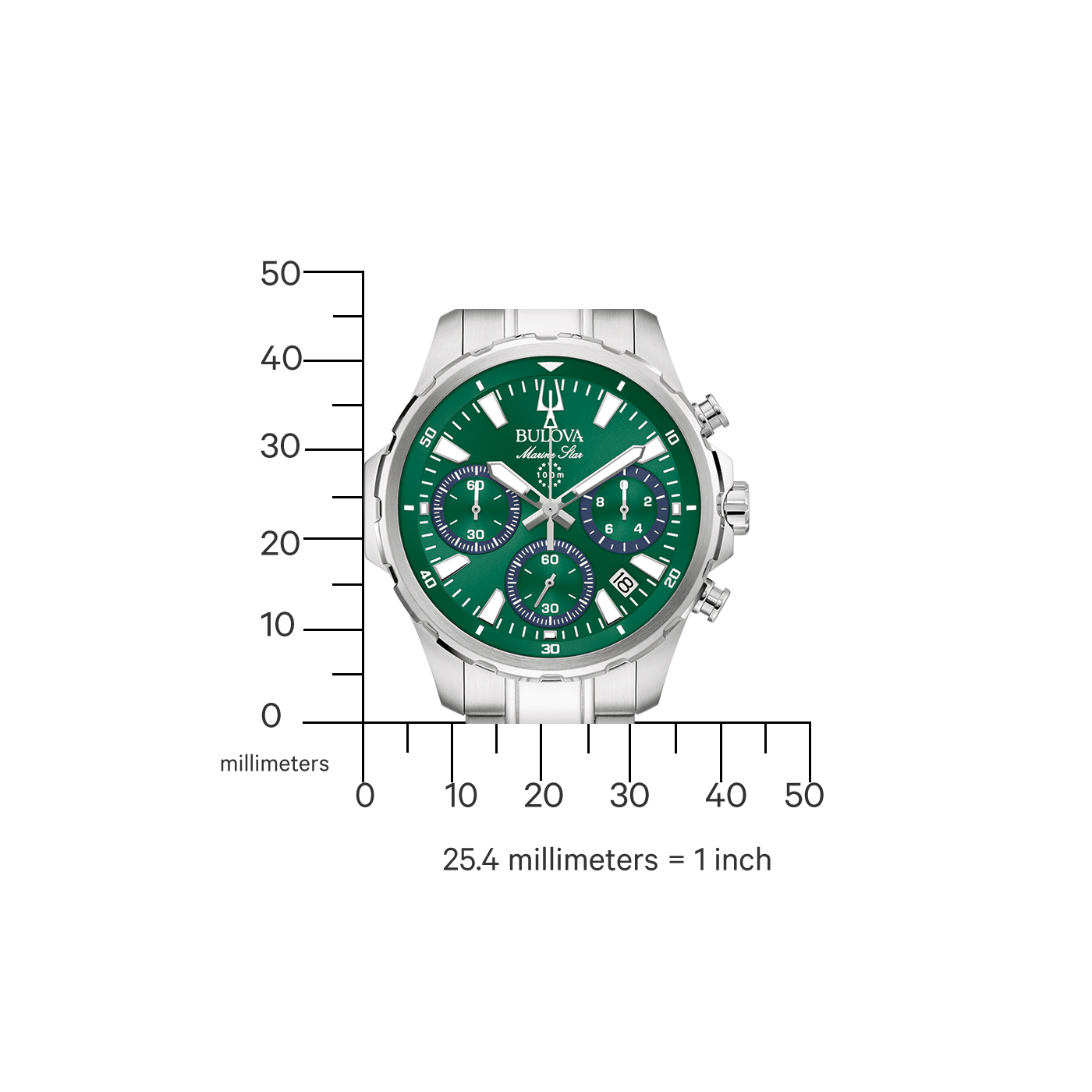 Bulova Marine Star men's watch 96B465 Bulova Marine Star men's watch 96B465