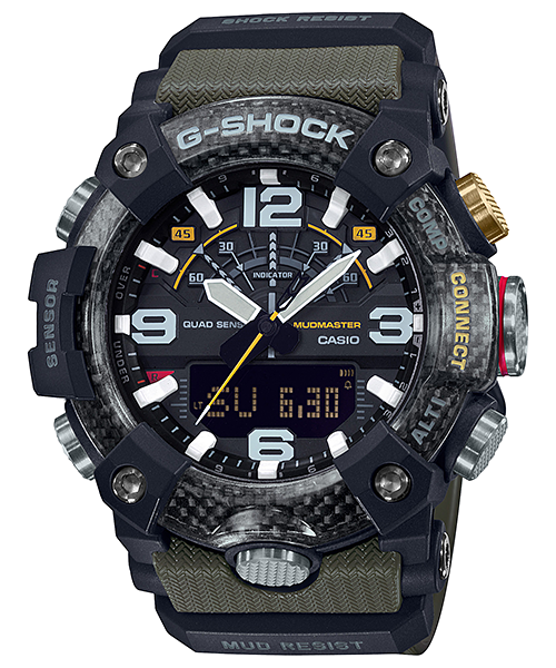 Casio G-Shock Mudmaster Herrenuhr Carbon GG-B100-1A3ER Casio G-Shock Mudmaster Herrenuhr Carbon GG-B100-1A3ER