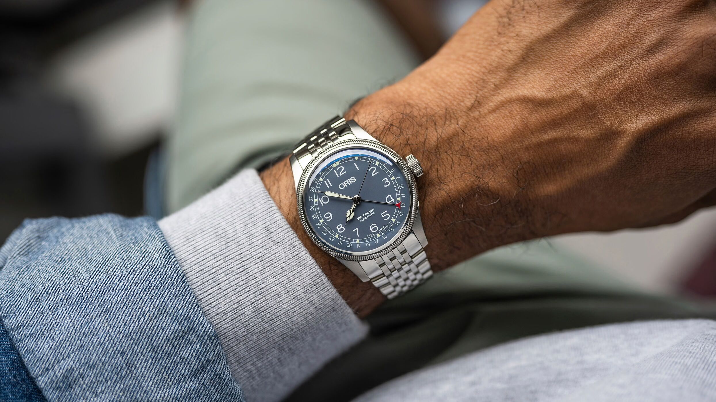 Oris BIG CROWN POINTER DATE men's watch 01 754 7785 4065-07 8 20 02 Oris BIG CROWN POINTER DATE men's watch 01 754 7785 4065-07 8 20 02