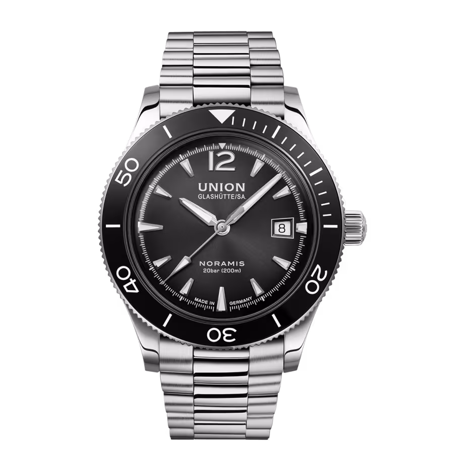 Union Glashütte Noramis Date Sport 42 mm, automatic, 60-hour power reserve men's watch D012.907.11.057.00