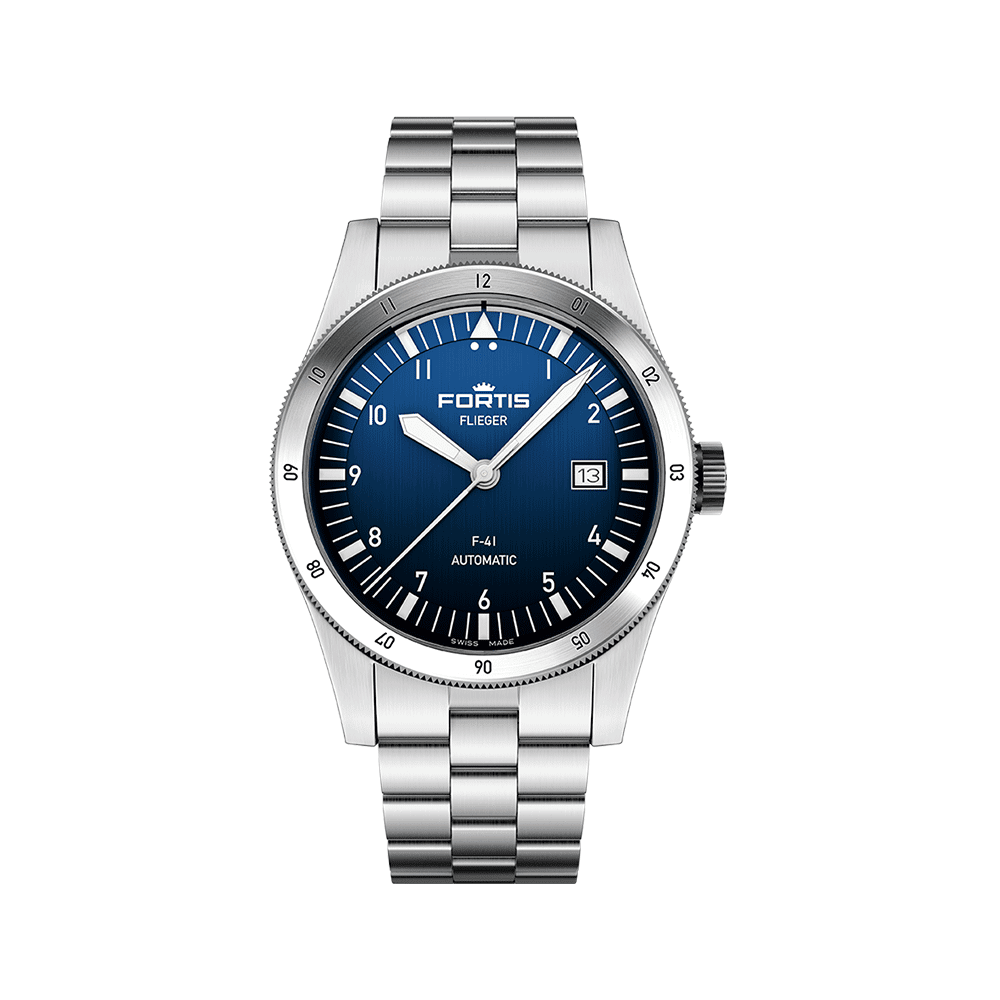 Fortis FLIEGER F-41 Automatic Liberty Blue Herrenuhr F4220024