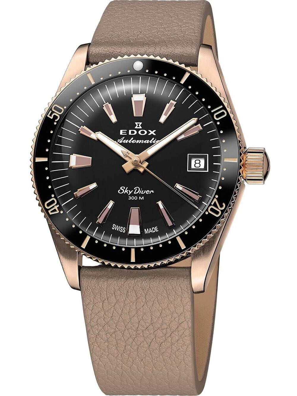 80131-37rnc-ni Edox SkyDiver 38 Date Automatic Special Edition Herrenuhr 80131 37RNC NI