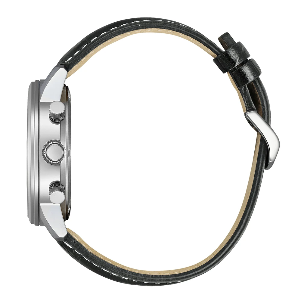 Citizen Eco-Drive Classic Chronograph, Leder Grün, 42mm Herrenuhr CA4720-01X