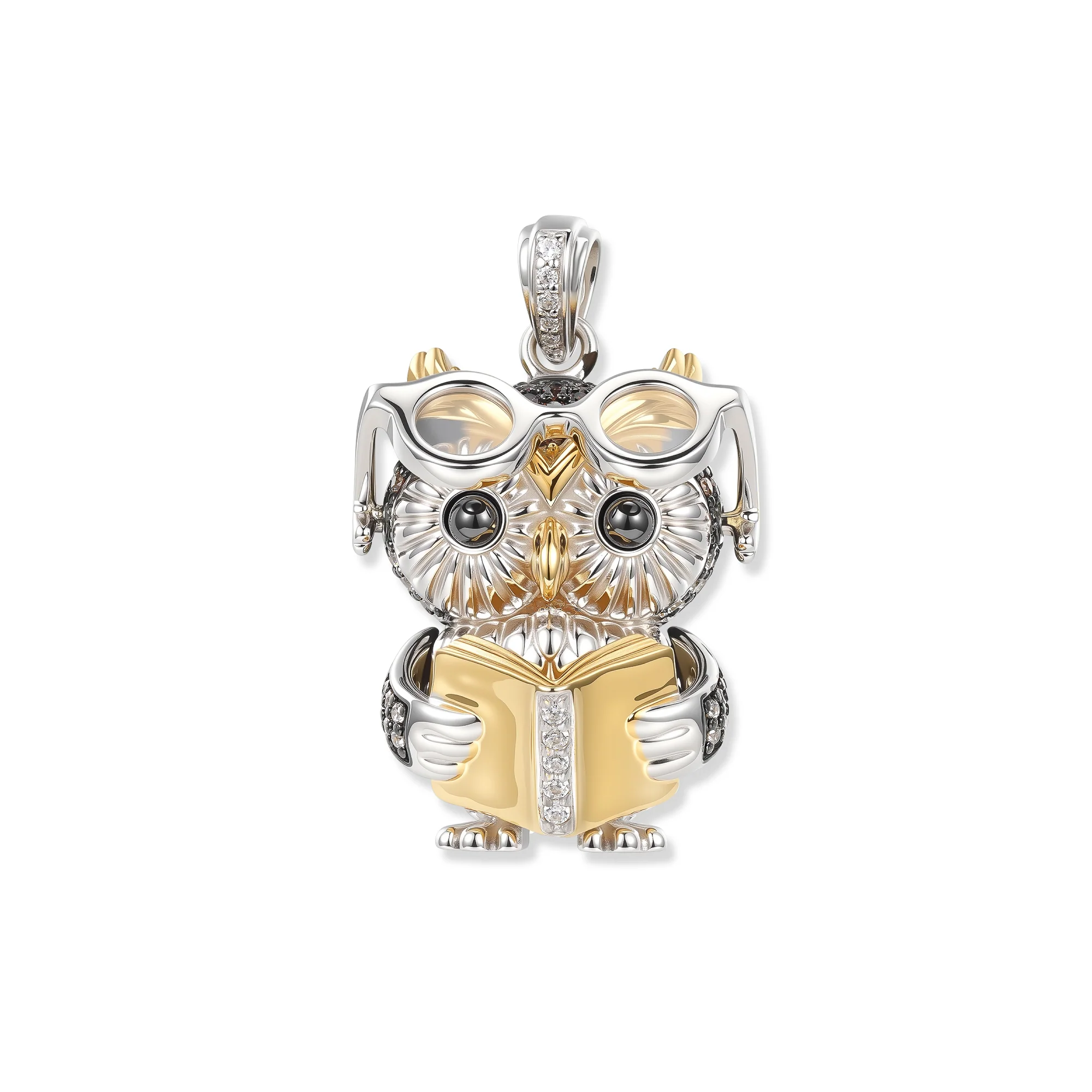 At the time, Dr. Darwin's Owl Pendant, Bicolor Masterpiece of the limited series Roxy and the Friends, Limited Edition