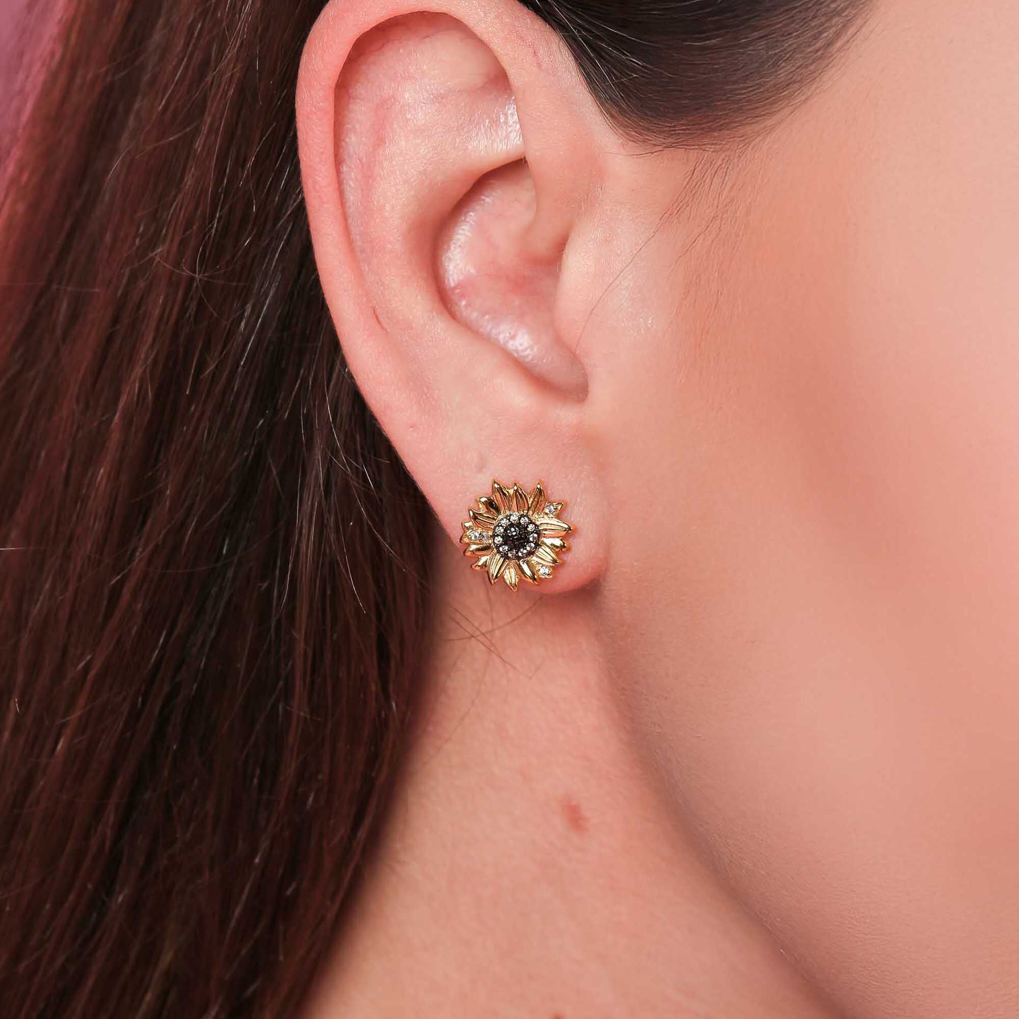 Seinerzeit Solana Sonnenblumen Ohrringe  SZA-2960-432