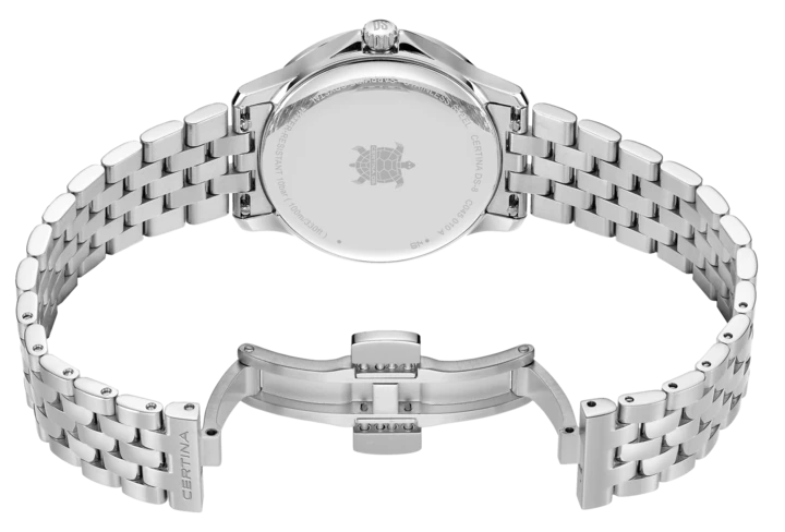 Certina DS-8 Lady 31mm Quarz, Weiß, Edelstahl Damenuhr C045.010.11.011.00