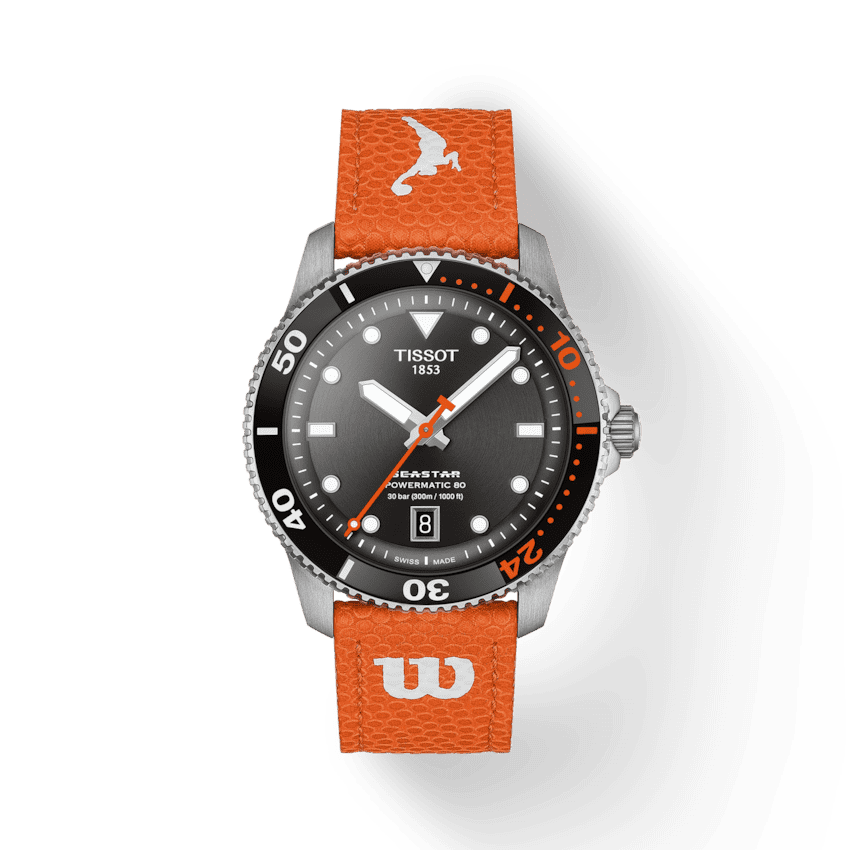 Tissot Seastar Wilson WNBA Set mit weißem Lederarmband T120.807.17.051.00