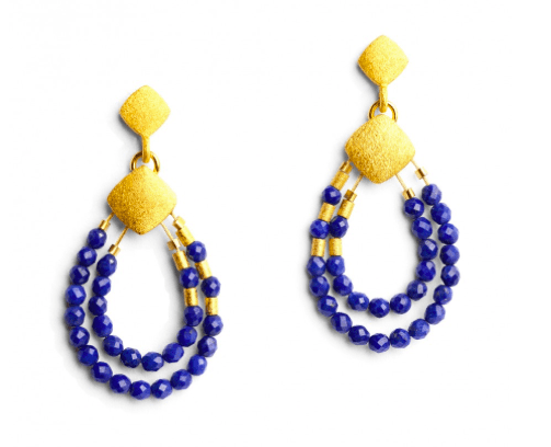 Bernd Wolf Climini Ohrschmuck Lapislazuli 15574236