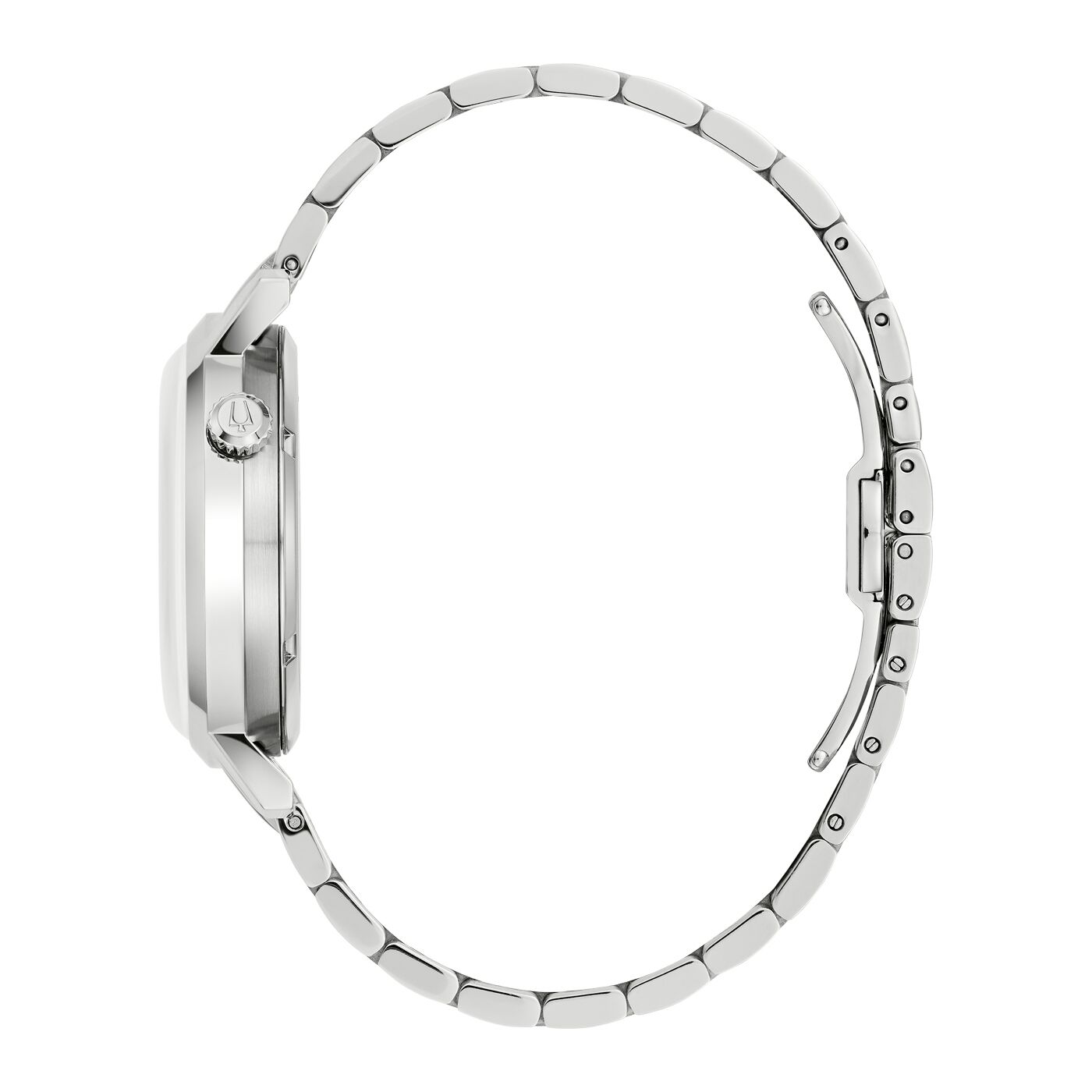 Bulova Aerojet Automatik 42 Stunden Gangreserve, Edelstahlband, Blau Herrenuhr 96A320