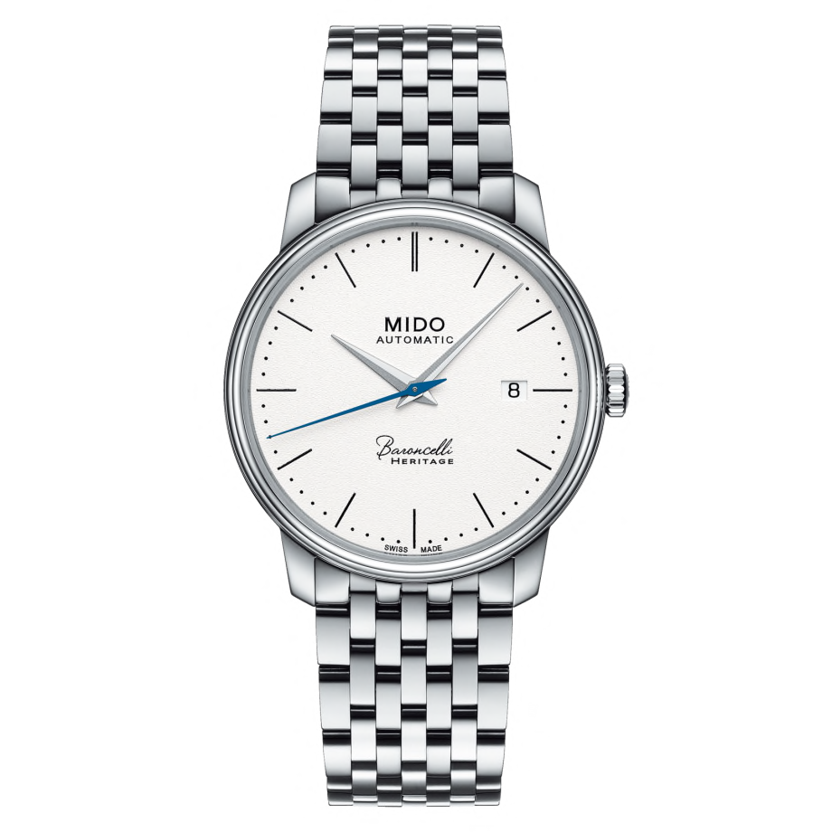 M027-407-11-010-00_0_front_1_1 Mido Baroncelli III men's watch M0274071101000