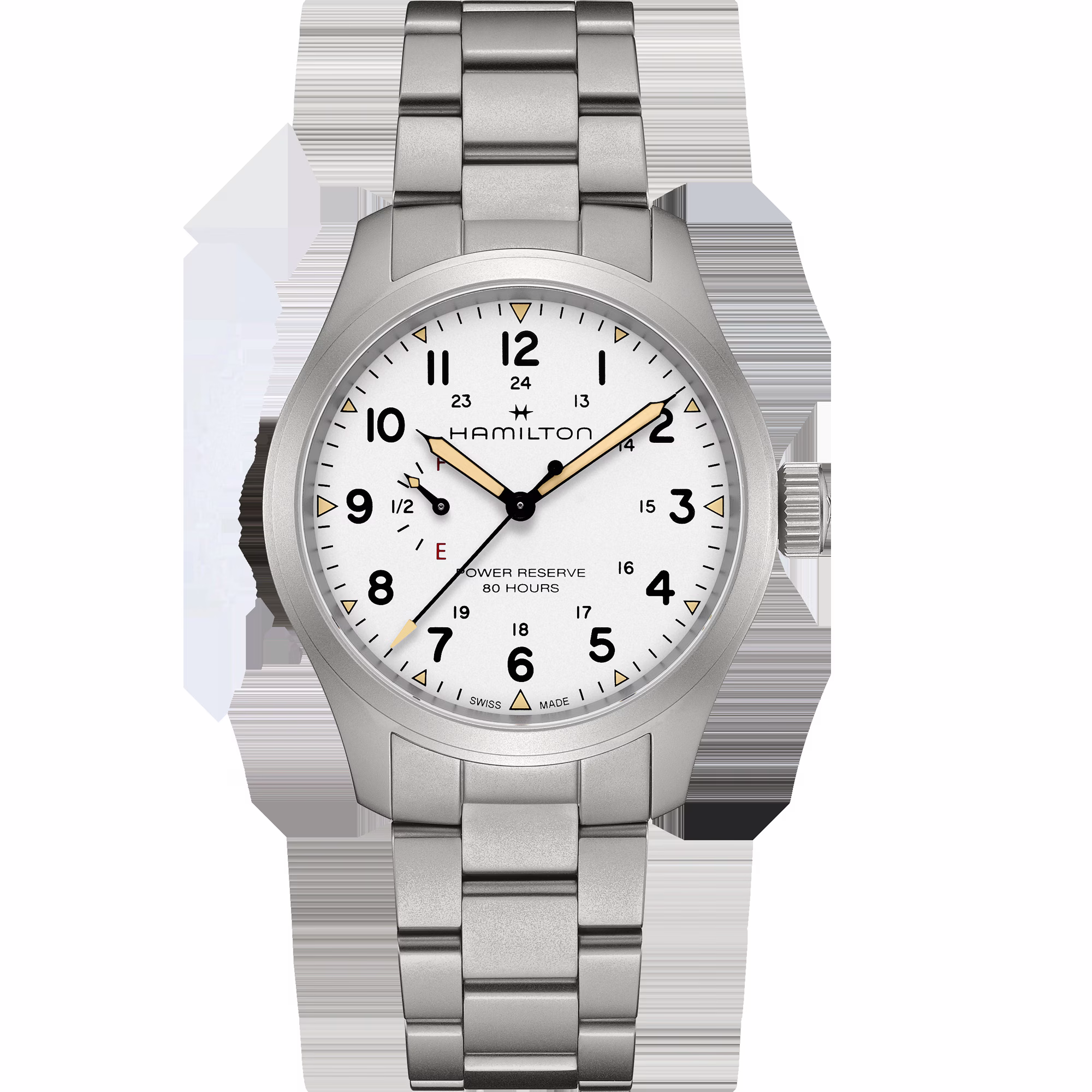 Hamilton KHAKI FIELD MECHANICAL POWER RESERVE 40MM Herrenuhr H69509110 Hamilton KHAKI FIELD MECHANICAL POWER RESERVE 40MM Herrenuhr H69509110