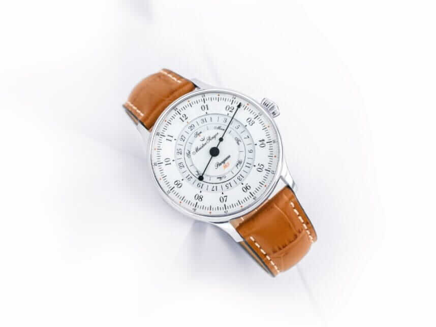 443814d6-0861-4580-a47f-090a95c1c0eb Meister Singer Pangea Day Date 365 Automatic Men's Watch PDD365901