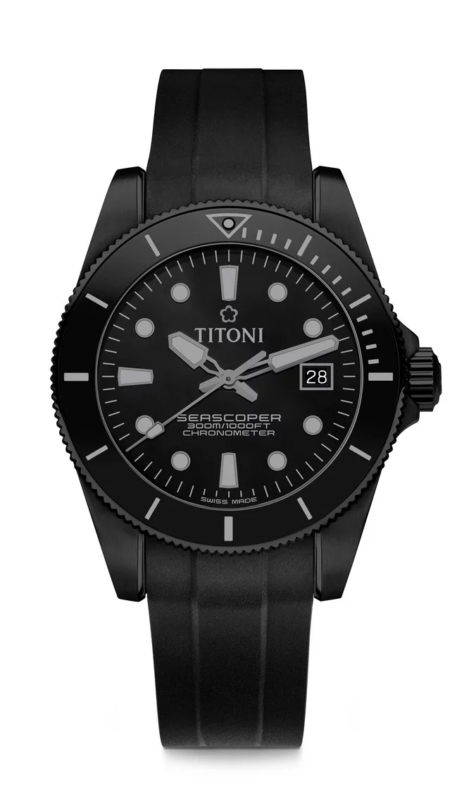 Titoni Seascoper 300 83300 B-BK-R-716 I Herrenuhr - Limited Edition