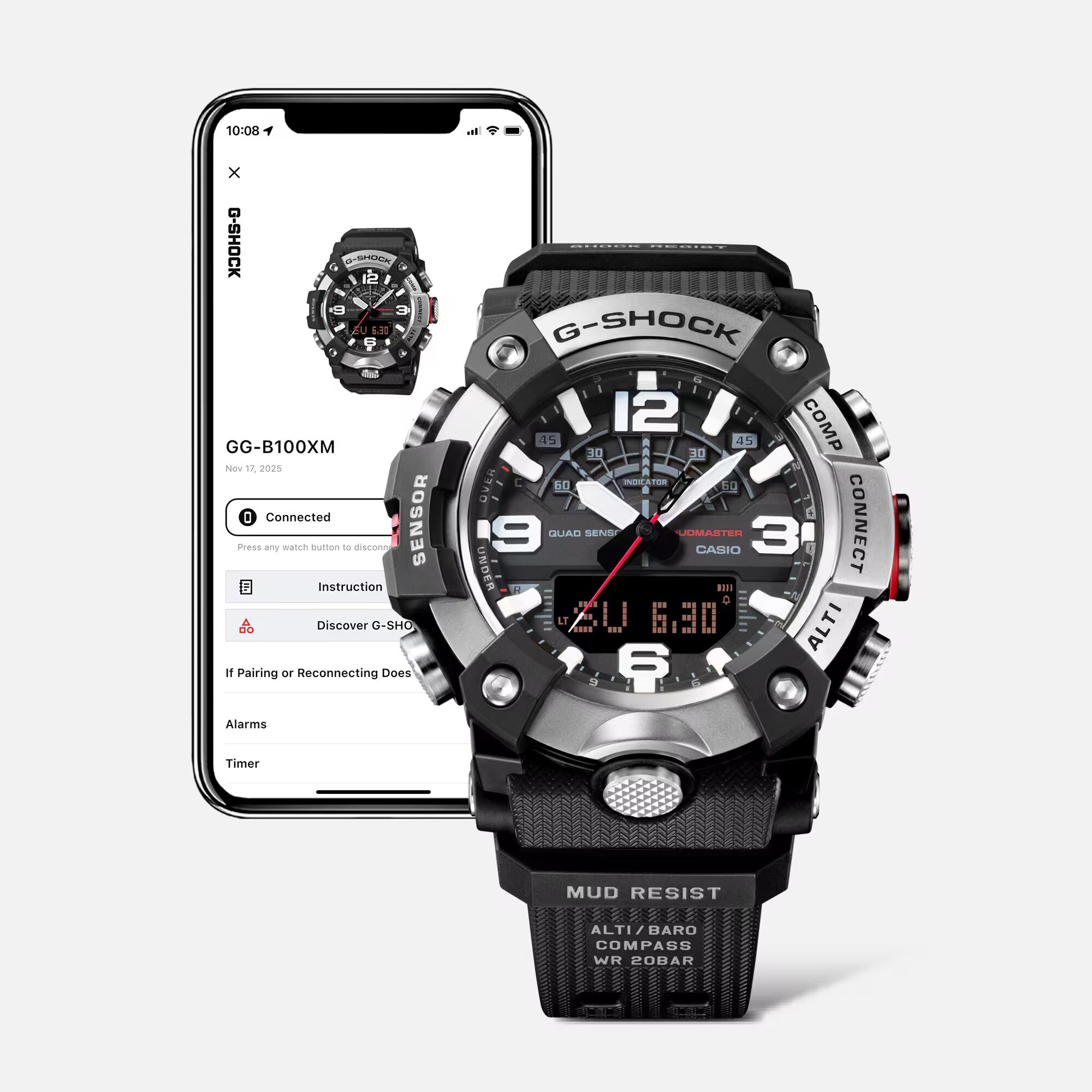 G-Shock MASTER OF G MUDMASTER Herrenuhr GG-B100XM-1AER
