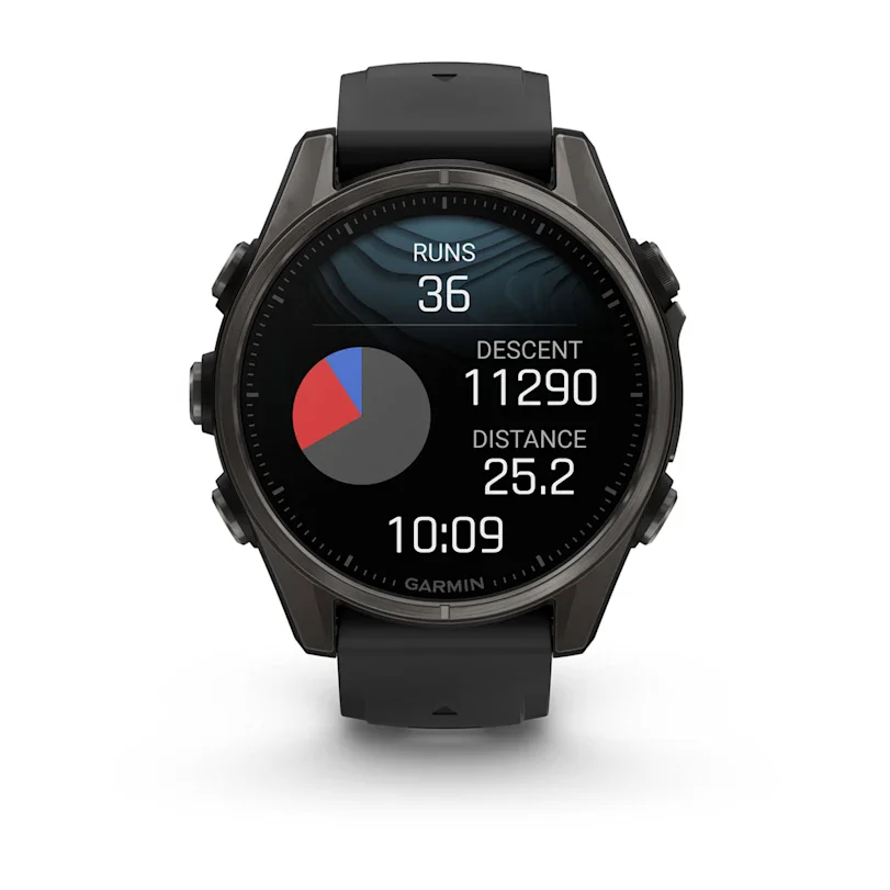 Garmin fēnix® 8 43 mm AMOLED Sapphire Black/Carbon Gray Titanium 010-02903-21