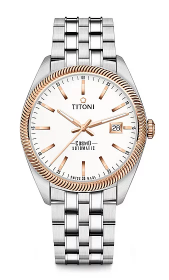01 Titoni Cosmo men's watch 878 SRG-606