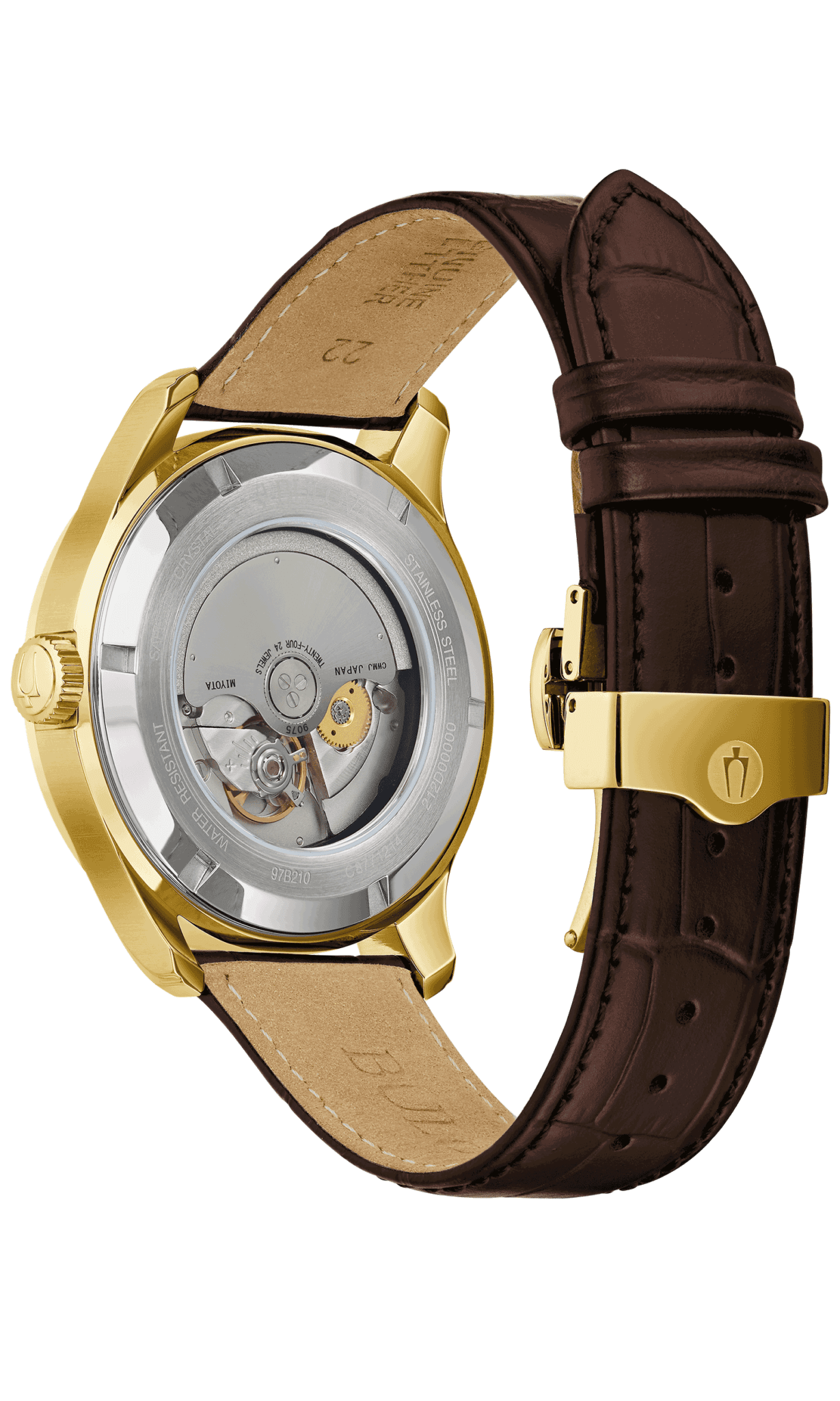 97B210_Bulova_Classic_Wilton_Back-1229x2048 Bulova Herrenuhr 97B210 Wilton GMT