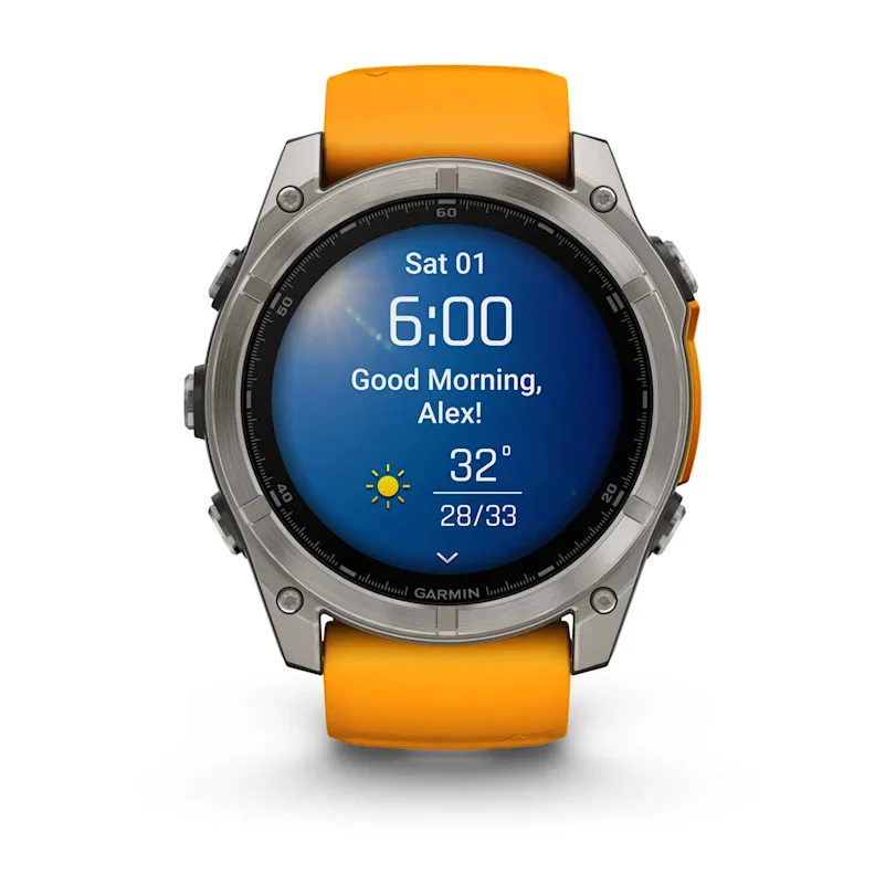 Garmin fēnix® 8 - 51 mm AMOLED Sapphire Graphite/Titanium Titan 010-02905-11