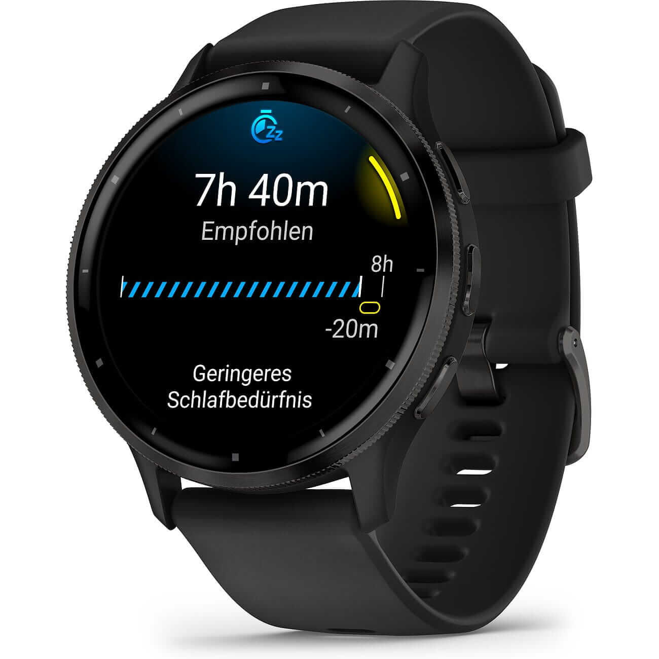 Garmin Venu 3 Schwarz/Schiefergrau mit Silikonarmband Herrenuhr 010-02784-01