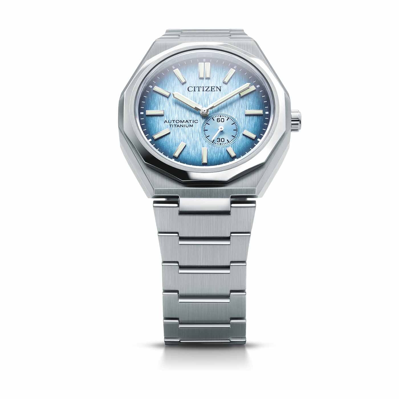 Citizen Super Titanium Zenshin 60 blue men's watch NK5020-58L