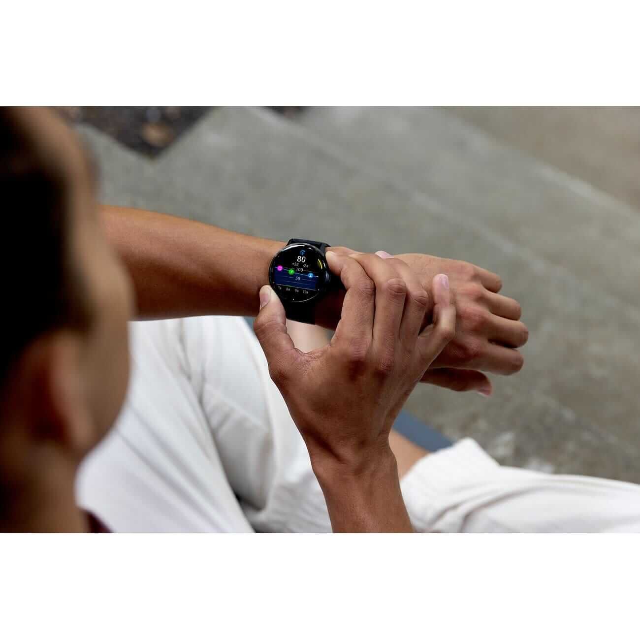 88865928_m Garmin Venu 3 Schwarz/Schiefergrau mit Leder-Armband und Silikonband Herrenuhr 010-02784-52