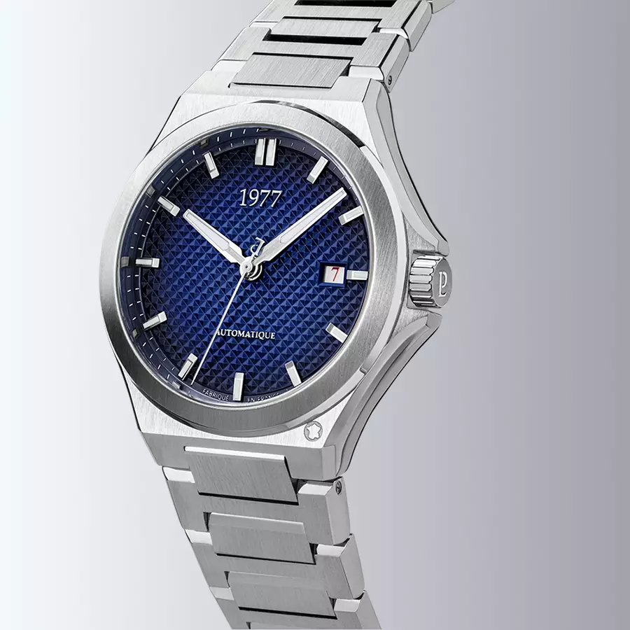 1977 ARSENE Automatique, 41 MM, Cadran Bleu, Bracelet Acier 904L Men's Watch 1977P02161