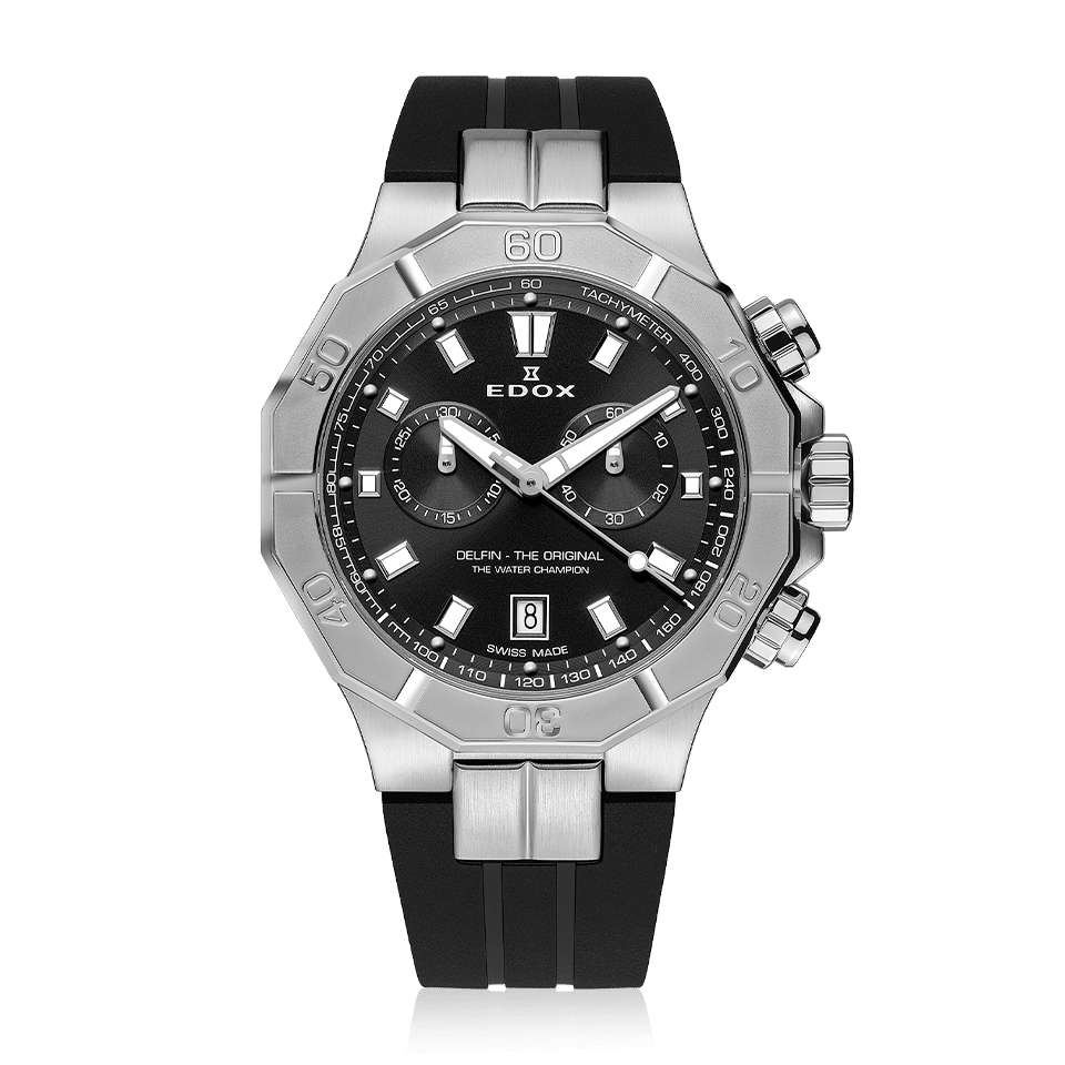 10113-3CA-NIN Edox Delfin The Original Chronograph Herrenuhr 10113 3CA NIN