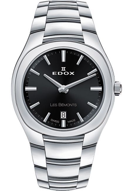 Edox Les Bémonts Date Damenuhr 57004 3 NIN